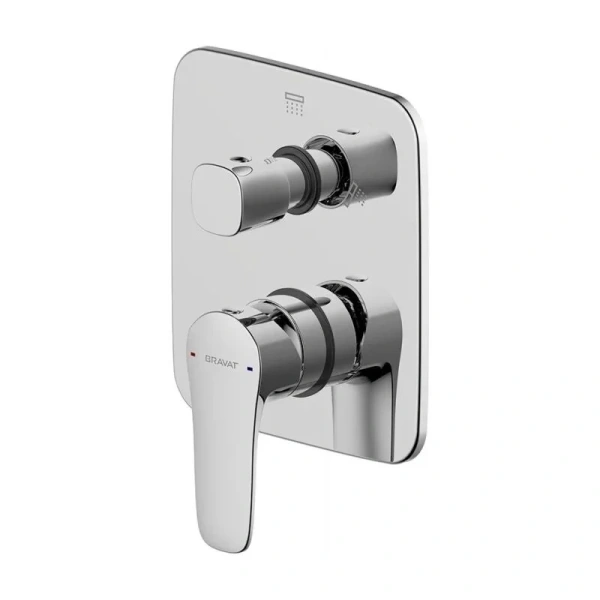 Смеситель для душа Bravat Source PB8173218-2-ENG встраиваемый - фото 1