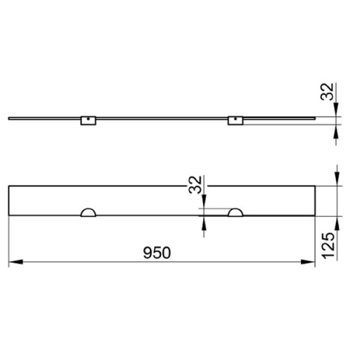 Полка  для ванной Keuco Edition 300 30010 005900 - фото 2