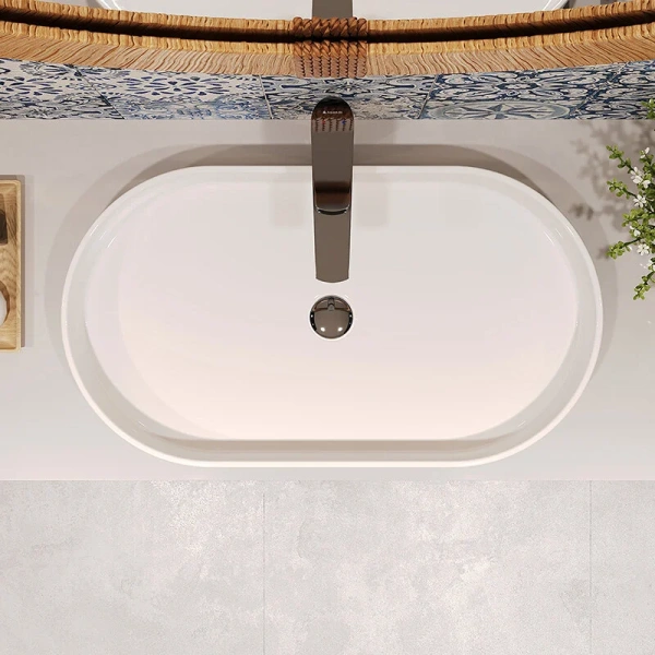 Раковина Aqueduto ESPIRAL 60 см белая глянцевая - фото 4