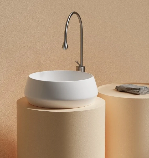 Раковина Ceramica Nova Maya 35 см белая, маленькие, в форме чаши, круглой формы - фото 5