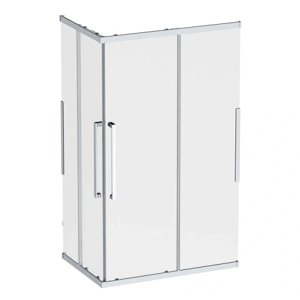 Душевой уголок Am.Pm Func 120x80 см профиль хром, стекло прозрачное - фото 1