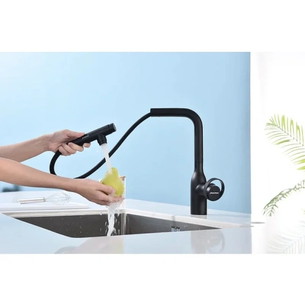 Смеситель для кухни Paulmark Urban антрацит, однорычажные, двухрычажные - фото 8