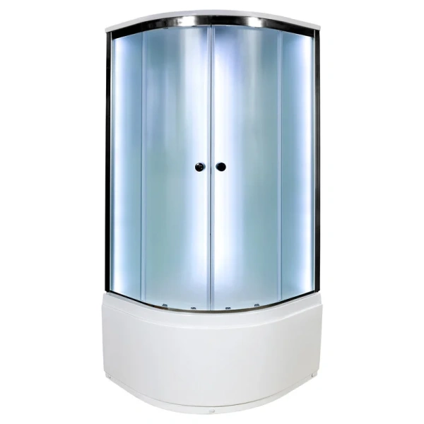 Душевая кабина Deto D 80х80 см с подсветкой - фото 3