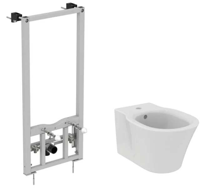 Биде с инсталляцией Ideal Standard Prosys Connect Air с отверстием под смеситель - фото 1
