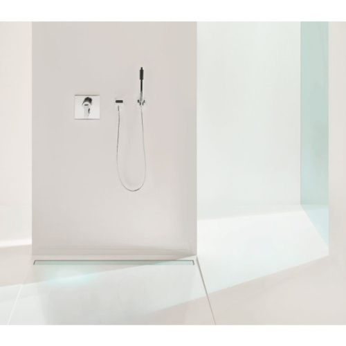 Панель для слива стеклянная, 80 см, цвет зелёный, Tece TECEdrainline 600890, в наличии - фото 2