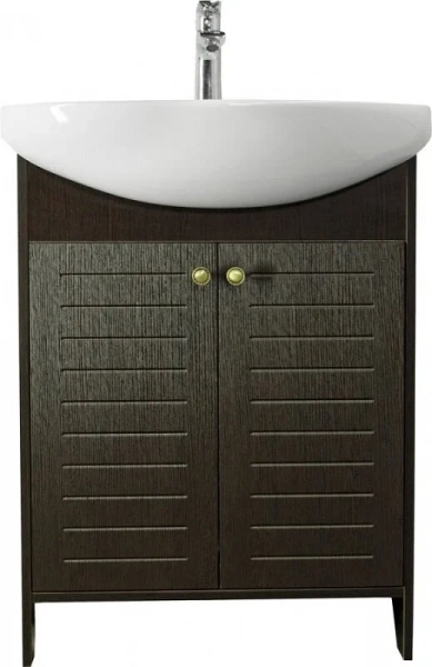 Тумба с раковиной напольная Style Line Кантри ЛС-00002284 65 см с дверцами - фото 1