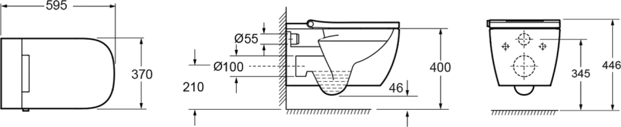 Унитаз подвесной Lavinia Boho Smart V-Clean c функцией биде index_1 - фото 10