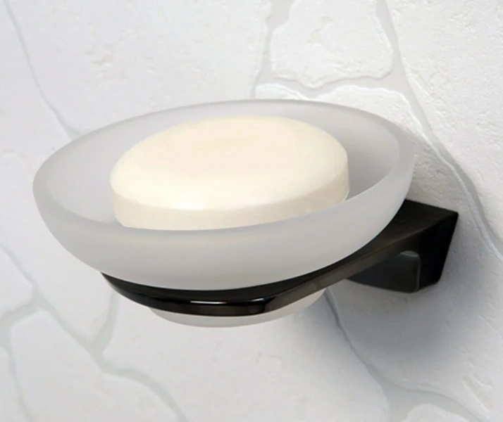 Мыльница WasserKRAFT Glan черный глянец - фото 4