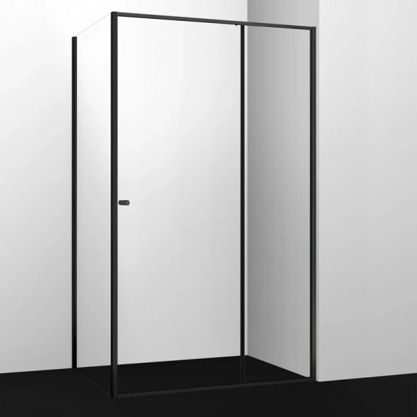 Душевой уголок WasserKRAFT Dill 140х100 см профиль черный - фото 1