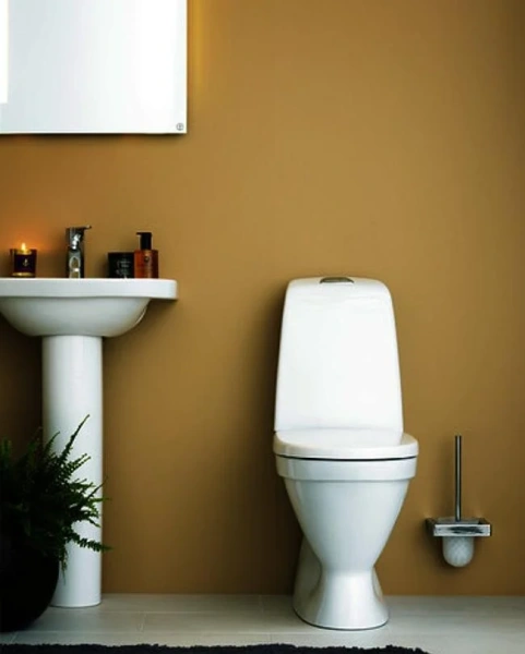 Унитаз компакт Gustavsberg Nautic, белые - фото 5