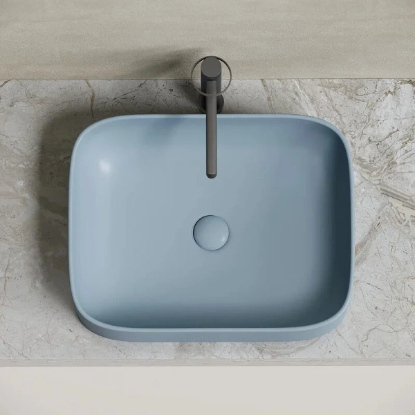 Раковина Ceramica Nova Element 50 см серо-голубая, в наличии - фото 9