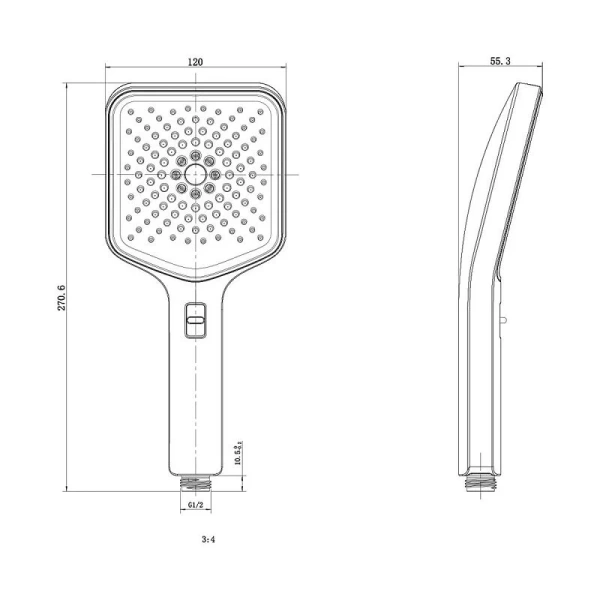 Душевой комплект Vincea Inspire черный, современные, hi-tech index_1 - фото 9