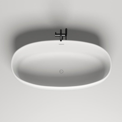 Ванна из искусственного камня Salini Luce 170x85 см белая матовая - фото 4