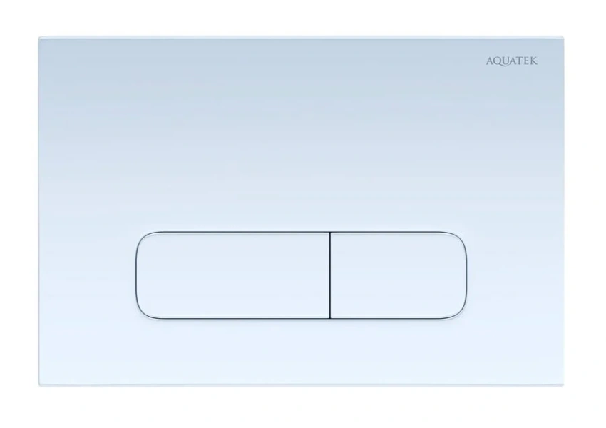 Клавиша смыва Акватек Pneumo S белая - фото 1