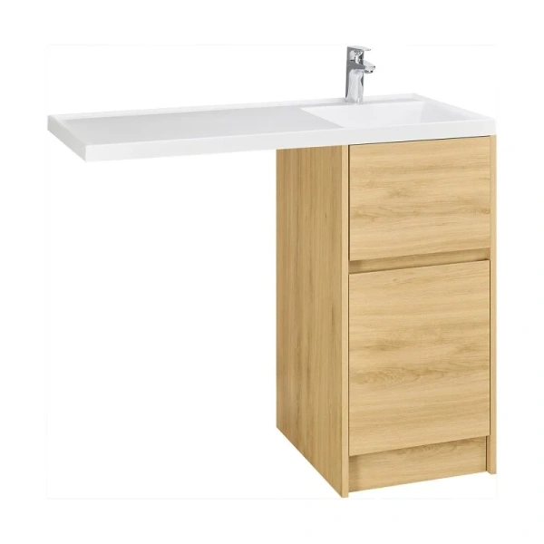 Фасад для тумбы Акватон Лондри 40 см дуб сантана - фото 1