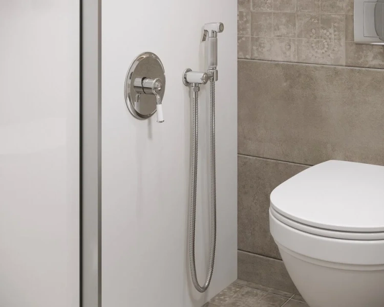 Гигиенический душ со смесителем хром Timo Arisa 5309/00SM, хром - фото 5