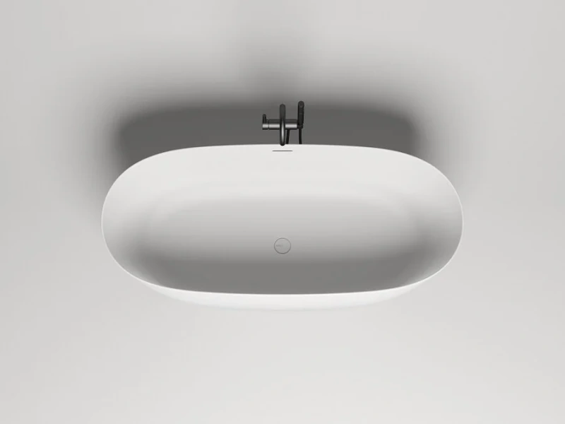 Ванна из искусственного камня Salini Sofia 165x75 см белая глянцевая - фото 4