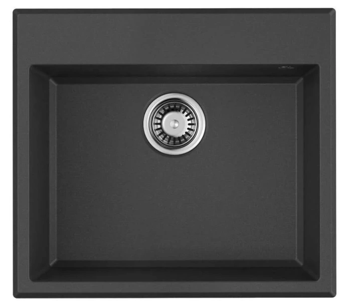 Мойка для кухни Omoikiri Tedori 57 BL 57 см черная - фото 1