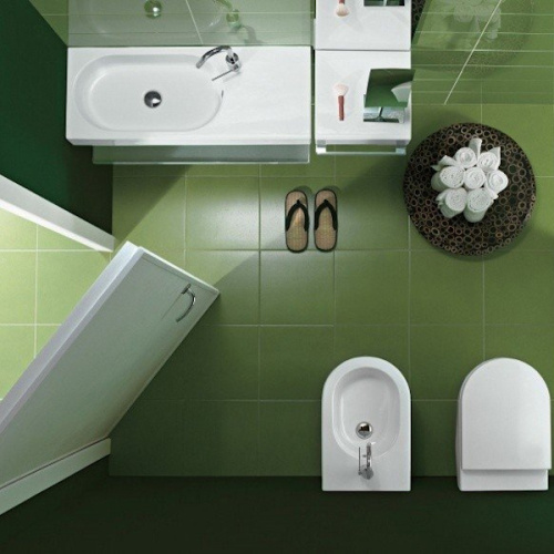 Раковина Hatria Area Y0UE01 90х35 см - фото 4