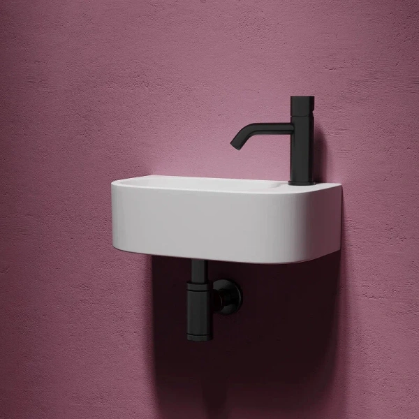 Раковина Ceramica Nova Element 40 см белая глянцевая, левая, полукруглая - фото 5