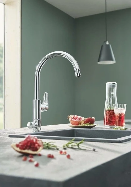 Смеситель для кухни с функцией фильтрации воды Grohe Blue 30385000, на столешницу - фото 6