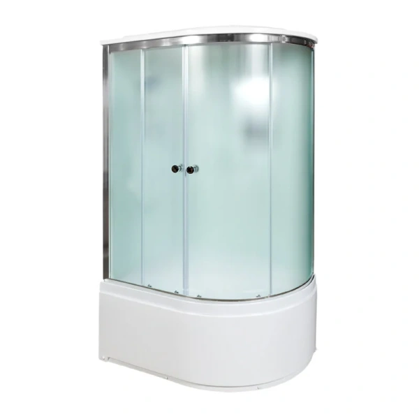 Душевая кабина Deto D120S 120х80 см с освещением, угловые, недорогие, для дачи, без гидромассажа, c тропическим душем, с вентиляцией, с крышей, с сиденьем, с радио - фото 5