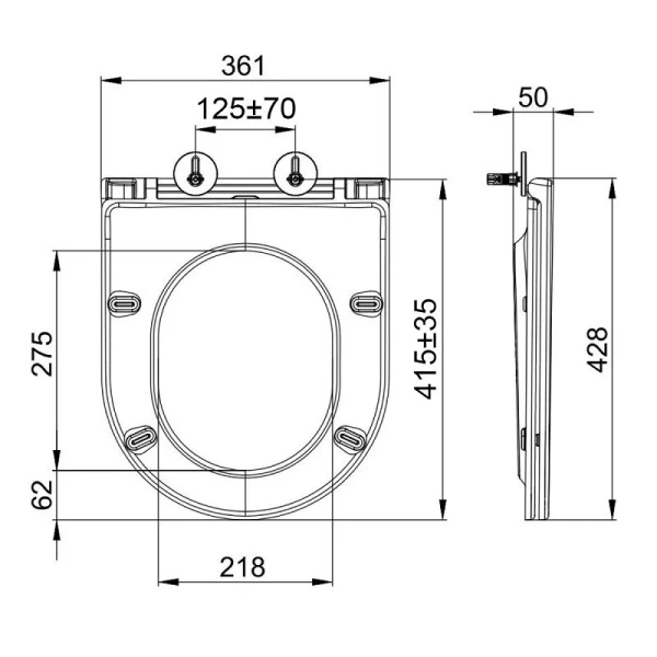 Унитаз с инсталляцией Lemark Glazer клавиша белый глянец index_3 - фото 10
