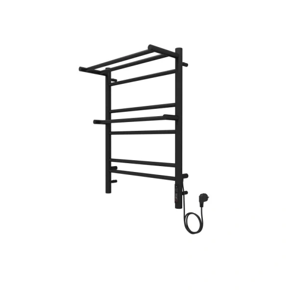 Полотенцесушитель электрический Акватек Альфа 50x70 см черный муар - фото 3