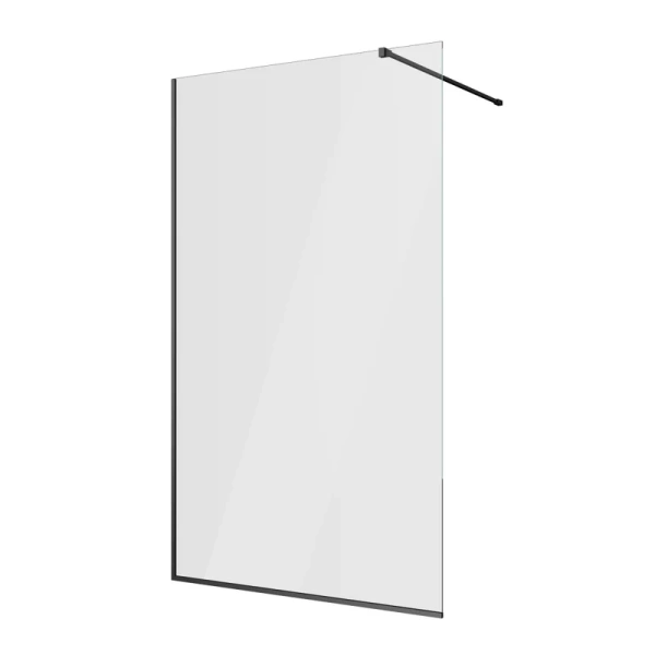 Душевая перегородка Berges Sky Black 120 см прозрачное стекло, профиль черный - фото 3