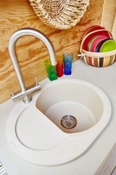 Мойка для кухни Omoikiri Sakaime 60E-GR 60 см Leningrad Grey, врезные - фото 2