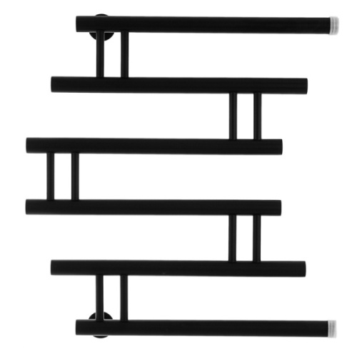 Полотенцесушитель водяной Energy Modern 50x60 см черный матовый - фото 1