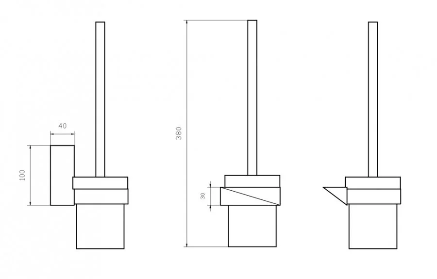 Ершик Boheme New Venturo 10319 настенный, современные, hi-tech - фото 2