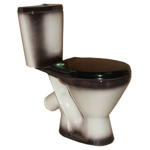 Унитаз компакт Rosa Элегант черный - фото 4