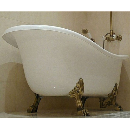 Ванна акриловая ArtCeram Hermitage HEW001, овальные, асимметричные - фото 5