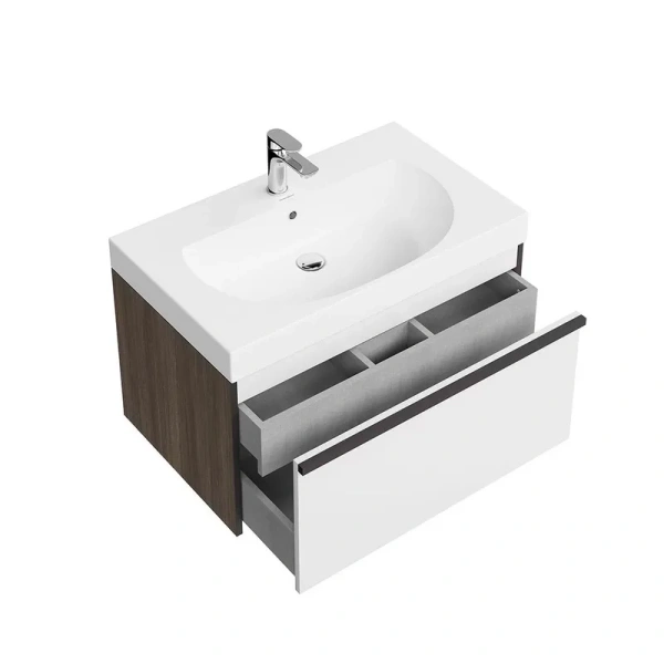 Тумба под раковину подвесная Kerama Marazzi Modula 80 см арабика, 80 см - фото 6