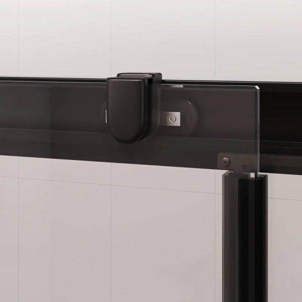 Душевая дверь в нишу RGW Passage PA-017B 130 см профиль черный, стекло матовое, недорогие, в нишу, стеклянные - фото 5