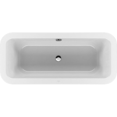 Ванна акриловая Villeroy & Boch Loop & Friends 180х80 см белая Alpine White, акриловые - фото 2