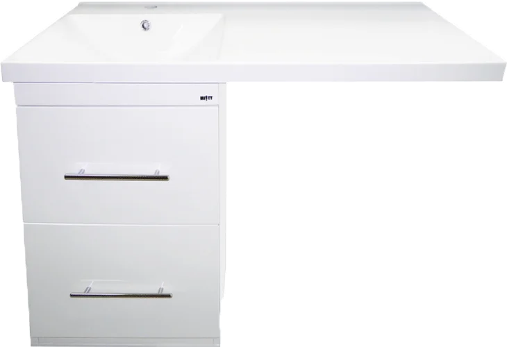 Тумба под раковину напольная Misty Мексика 50 см белая - фото 1