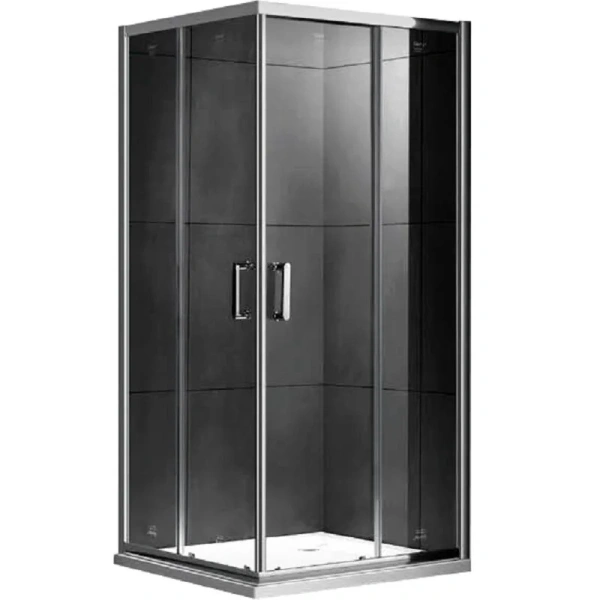 Душевой уголок Gemy Victoria 80х80 см стекло прозрачное - фото 1