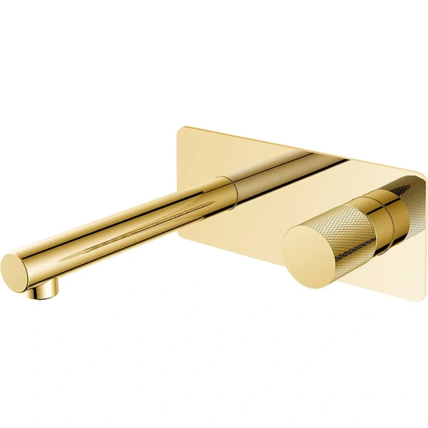 Смеситель для раковины Boheme Stick золото - фото 1