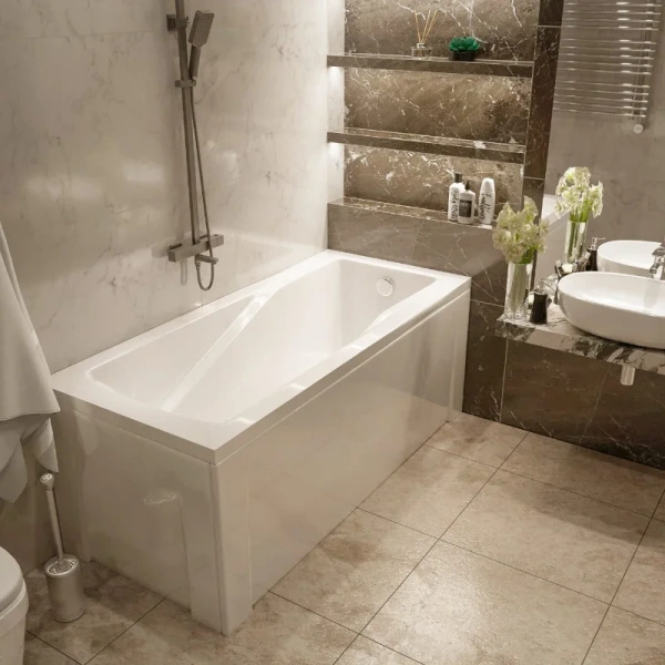 Акриловая ванна Timo HELLA1880, 180 х 80 см, цвет белый - фото 4