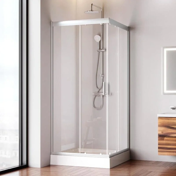 Душевой уголок Am.Pm Gem 90х90 см без поддона, современные, hi-tech - фото 3