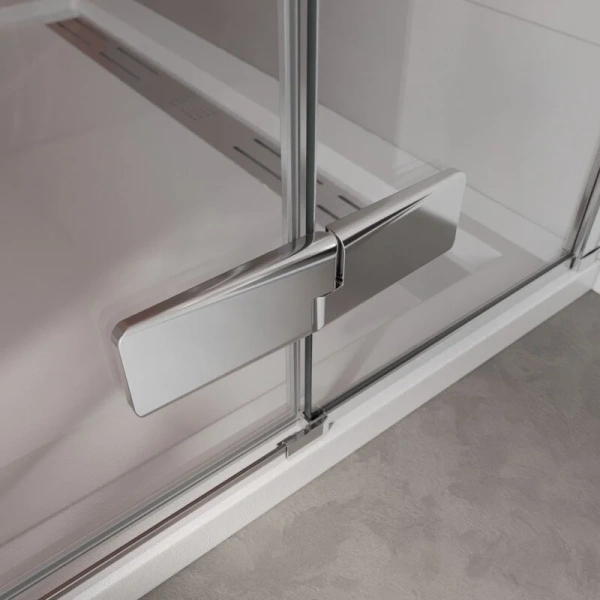 Душевая дверь в нишу Cezares Liner 100 см левая, прозрачные - фото 7