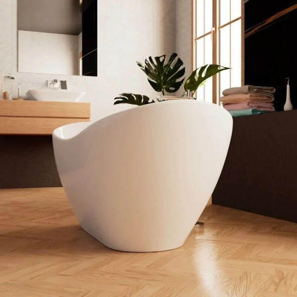 Ванна акриловая Frank F6107, 12519, 170 х 75 см, цвет белый - фото 4