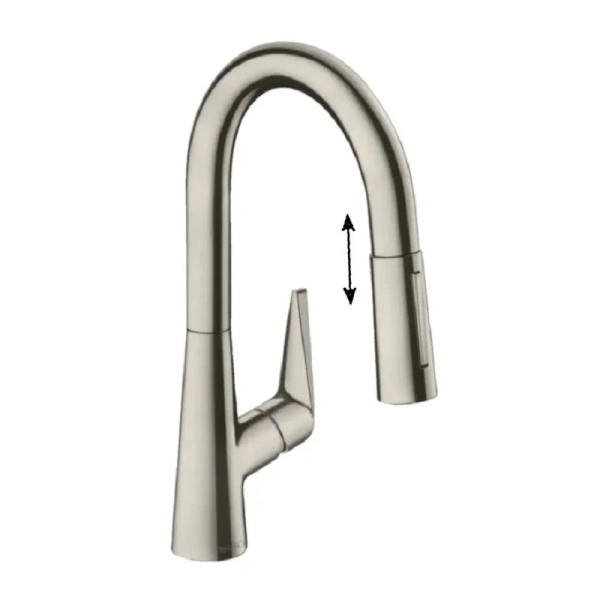 Смеситель для кухни Hansgrohe Talis сталь - фото 1