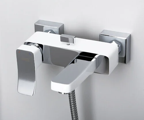 Смеситель для ванны WasserKRAFT Aller хром/белый, современные, hi-tech - фото 3