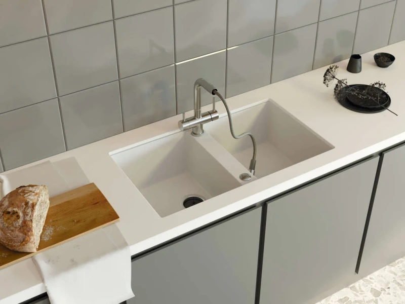 Мойка для кухни Omoikiri Kitagawa 83-2-U 49938 83 см прямоугольная - фото 2