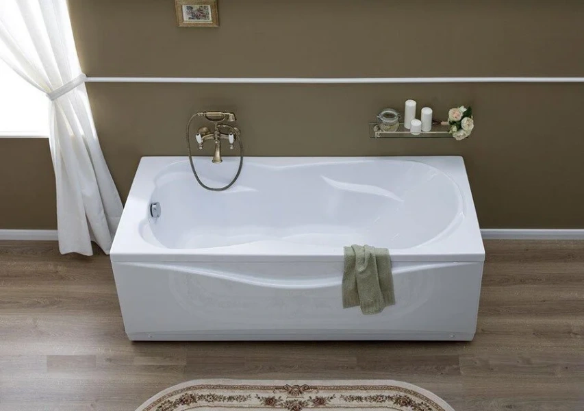 Акриловая ванна Aquanet Viola 180 x 75 см, цвет белый, New, 00242744, прямоугольные - фото 5