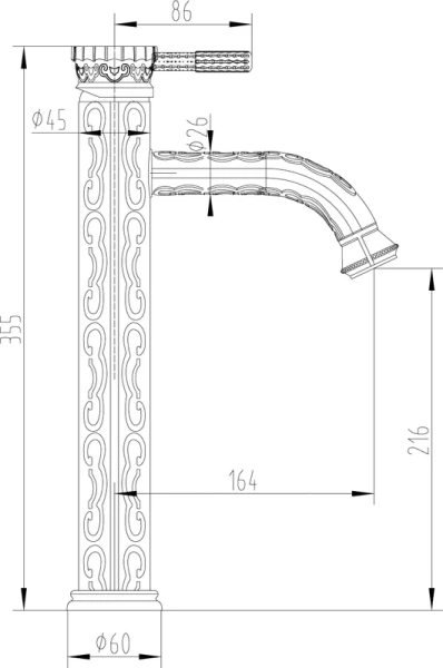 Смеситель для  раковины Lemark Jasmine LM6609 - фото 3