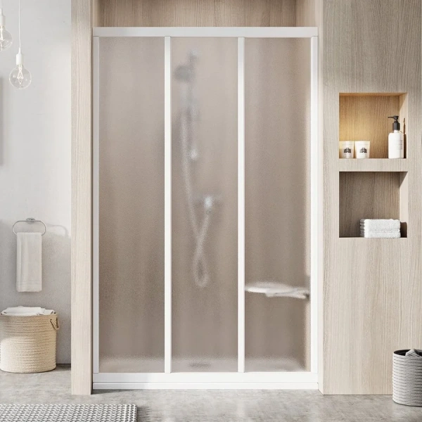 Душевая дверь, профиль белый, Ravak Supernova ASDP3-80